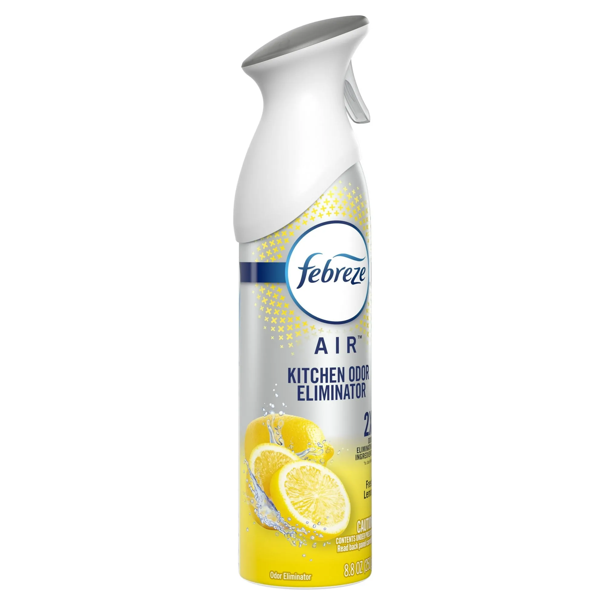Febreze Air Mist Kitchen Odor Fighter Air Freshener, Fresh Lemon Scent, 8.8 oz. Aerosol Can