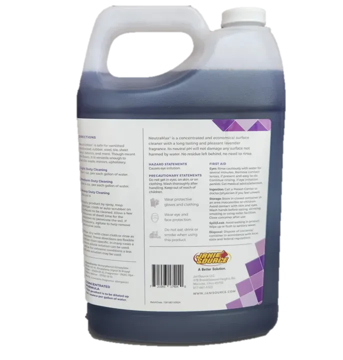 Neutramax Lavender Scented Concentrated Neutral Floor Cleaner, 1 Gallon