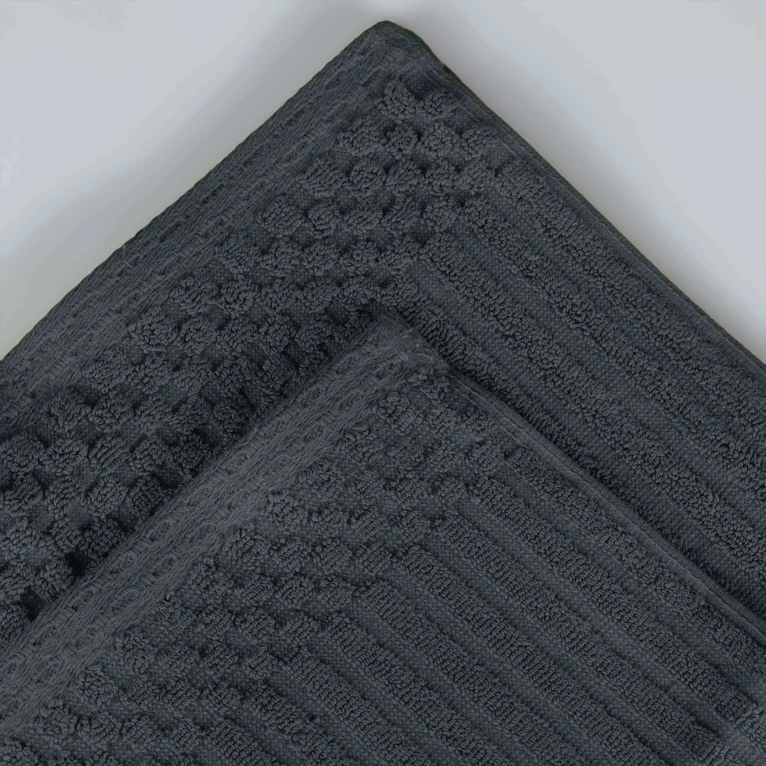 Soho Ribbed Textured Cotton Ultra-Absorbent Face Towel (Set of 12)
