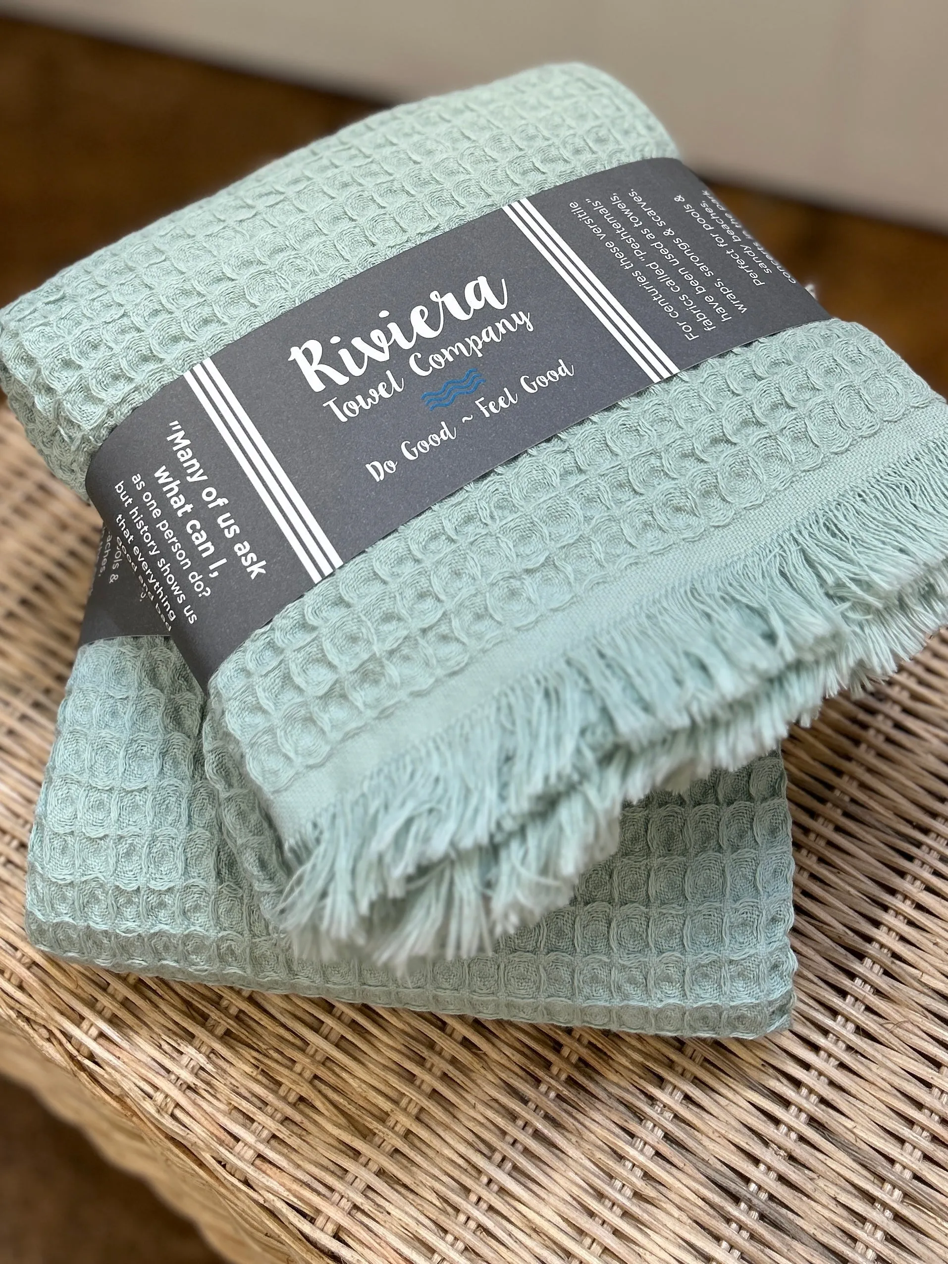 Turkish Cotton Waffle Towel - RT039