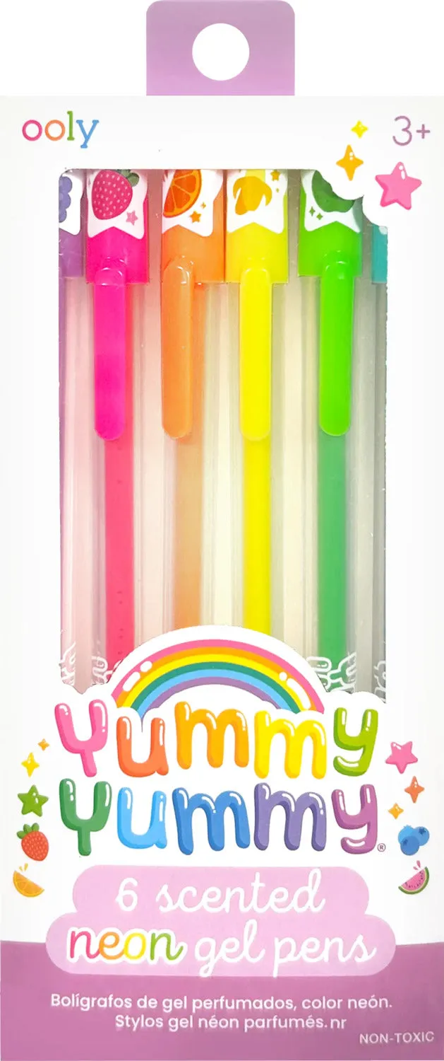 Yummy Yummy Scented Gel Pens - Neon